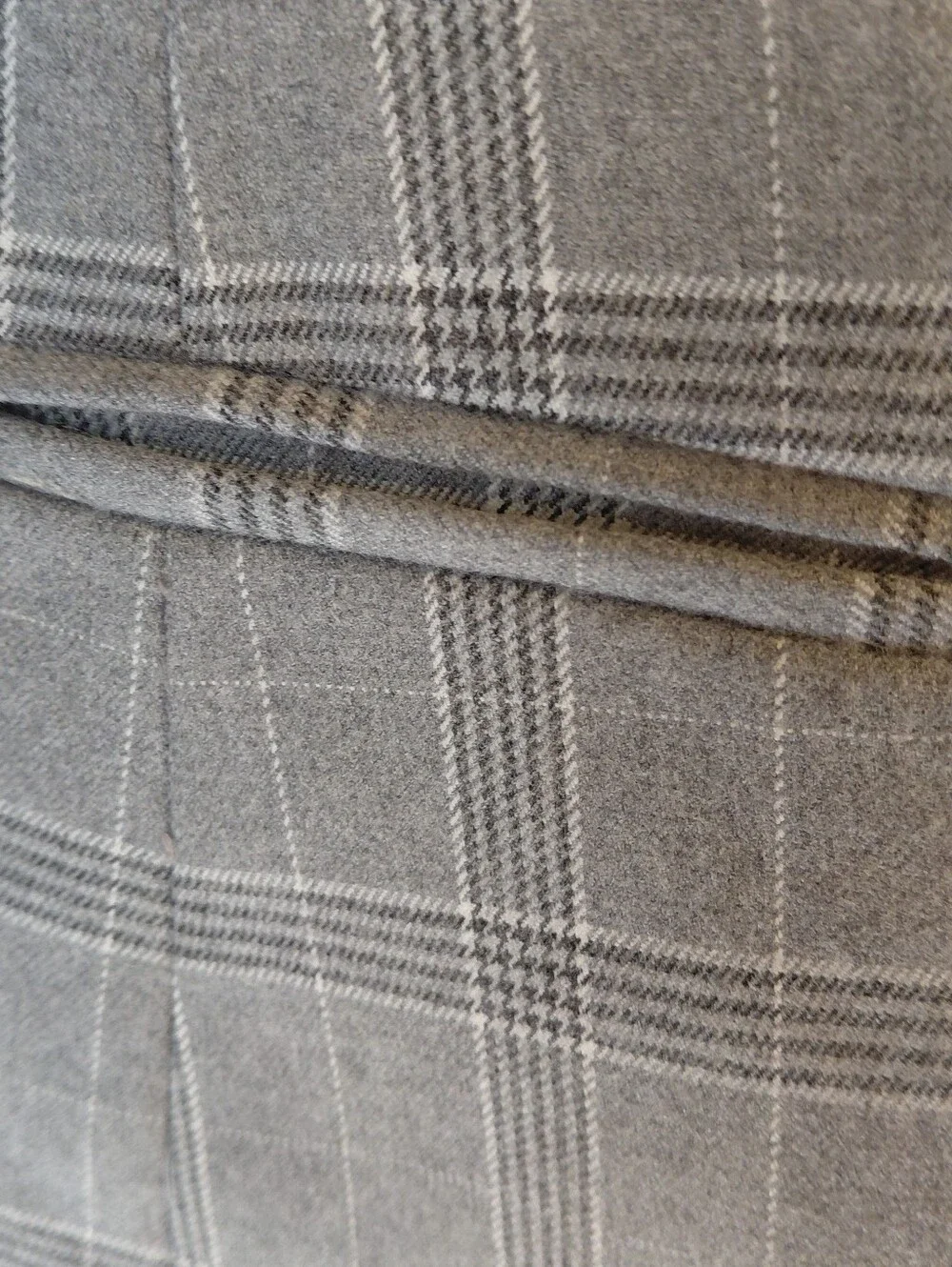 Calvin Klein Gray Plaid Blazer